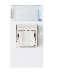 PRISE INFORMATIQUE 8 PLOTS RJ45 CAT 6A UTP BLANC| mano.tn | Tunisie