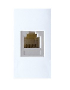 PRISE TELEPHONE 4 PLOTS RJ11 BLANC| mano.tn | Tunisie