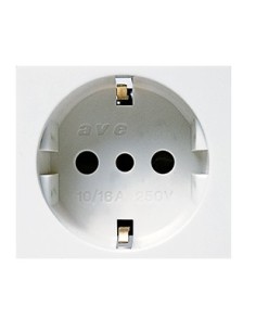 PRISE SCHUKO 2P+T 16A BLANC| mano.tn | Tunisie