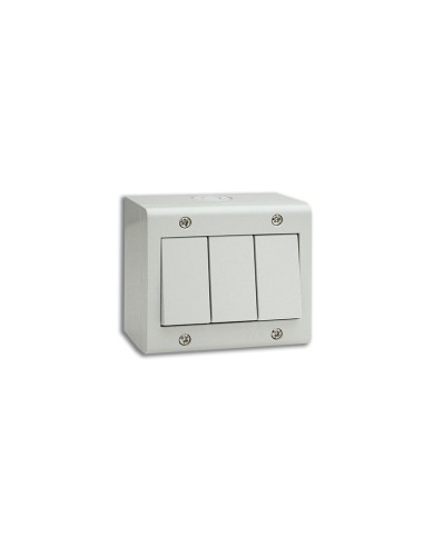 BOITE APPARENTE 3 MODULES S45 BLANC| mano.tn | Tunisie