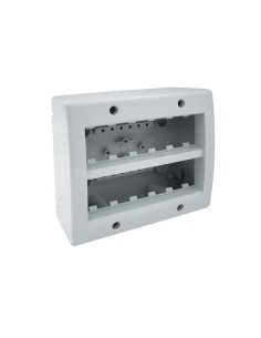 BOITE APPARENTE 6+6 MODULES S45 BLANC| mano.tn | Tunisie