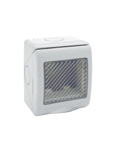 BOITE ETANCHE APPARENTE IP55 2 MODULES S45 BLANC| mano.tn | Tunisie