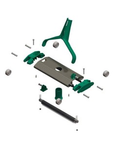 BALAI DE PISCINE AVEC ÉCROU PAPILLON GEMAS 346MM| mano.tn | Tunisie 2