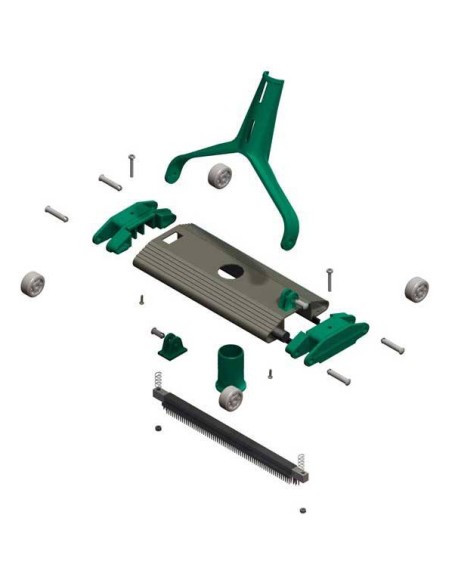 BALAI DE PISCINE 456MM AVEC ÉCROU PAPILLON 2" GEMAS| mano.tn | Tunisie