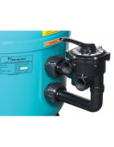 FILTRE A SABLE PISCINE 10M3 AVEC VANNE D. 50CM GEMAS MONOCON| mano.tn | Tunisie