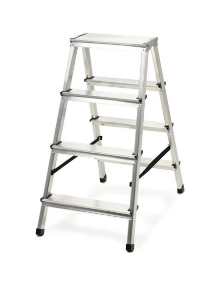 ESCABEAU ALUMINIUM DOUBLE DOMESTIQUE 3 MARCHES LITAN| mano.tn | Tunisie