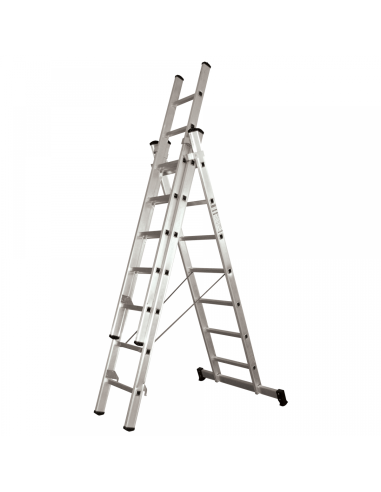 ECHELLE TRANSFORMABLE TRIPLE ALUMINIUM LITAN L66 3P X 4M Mano.tn Tunisie