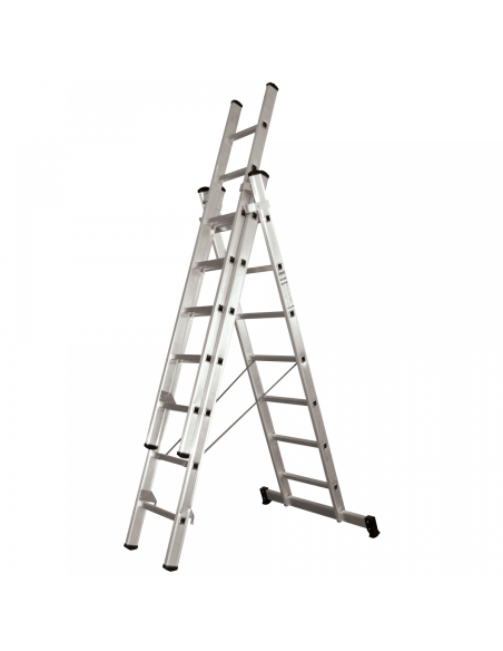 ECHELLE TRANSFORMABLE TRIPLE ALUMINIUM LITAN 3P X 4M| mano.tn | Tunisie