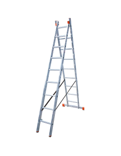 ECHELLE TRANSFORMABLE DOUBLE ALUMINIUM LITAN L66 2P X 4M Mano.tn Tunisie