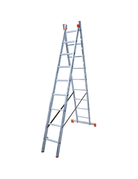 ECHELLE TRANSFORMABLE DOUBLE ALUMINIUM LITAN 2P X 4M| mano.tn | Tunisie