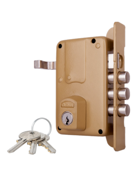 SERRURE HAUTE SÉCURITÉ 3 PISTONS AHRAM| mano.tn | Tunisie