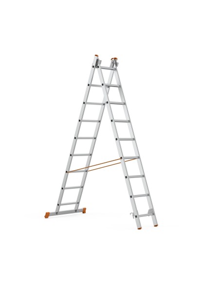 ECHELLE ALUMINIUM TRANSFORMABLE DOUBLE SARAYLI 2P X 2M47| mano.tn | Tunisie