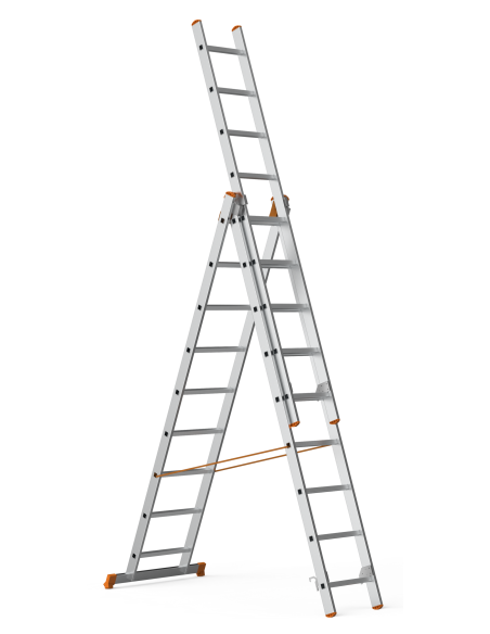ECHELLE ALUMINIUM TRANSFORMABLE TRIPLE SARAYLI 3P X 2M47| mano.tn | Tunisie