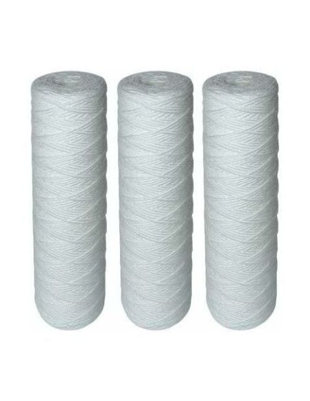 LOT DE 3 CARTOUCHES FILTRE A EAU BOBINE FIL 20 MICRONS| mano.tn | Tunisie