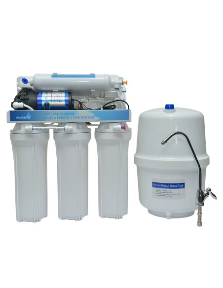 OSMOSEUR 5 ETAGES AVEC POMPE| mano.tn | Tunisie