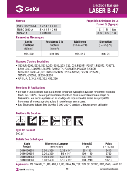 Electrode LASER B 49 -D4.0x350 / 5KG| mano.tn | Tunisie