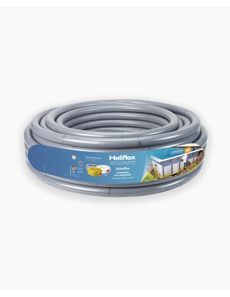 TUYAU PISCINE & HYDROMASSAGE HELIFLEX HIDROFLEX D.40 (50M)| mano.tn | Tunisie