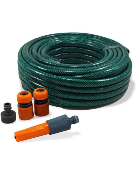 TUYAU D'ARROSAGE ADFLEX VERT AVEC ACCESSOIRES 5/8" (25M)| mano.tn | Tunisie