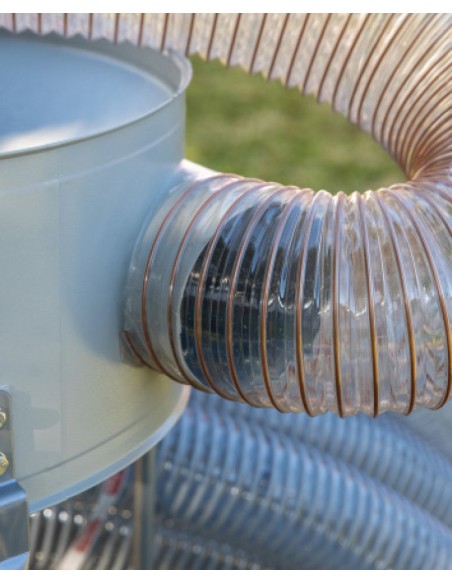 TUYAU ASPIRATION INDUSTRIEL HELIFLEX PU METAL D.125 (10M)| mano.tn | Tunisie