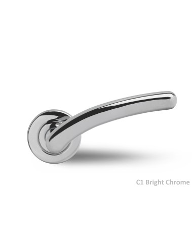POIGNEE DE PORTE AVEC ROSACE WC SICURO ALLEGRA CHROME| mano.tn | Tunisie