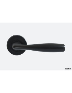 POIGNEE DE PORTE AVEC ROSACE WC SICURO SHARK NOIR| mano.tn | Tunisie