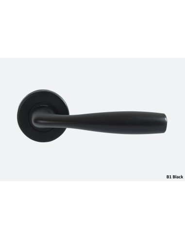 POIGNEE DE PORTE AVEC ROSACE WC SICURO SHARK NOIR| mano.tn | Tunisie