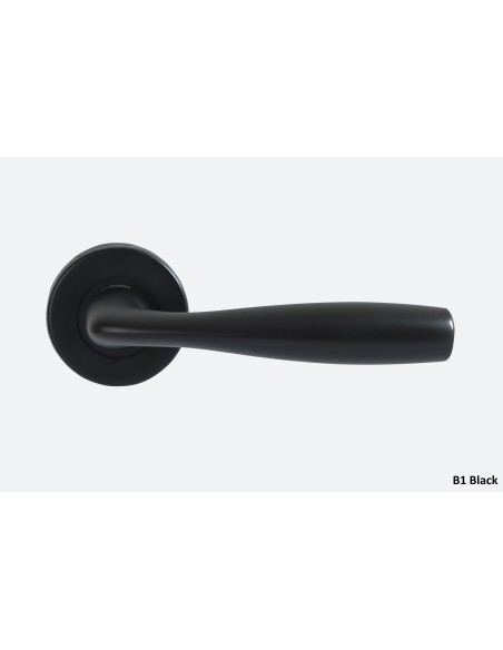 POIGNEE DE PORTE AVEC ROSACE WC SICURO SHARK NOIR| mano.tn | Tunisie