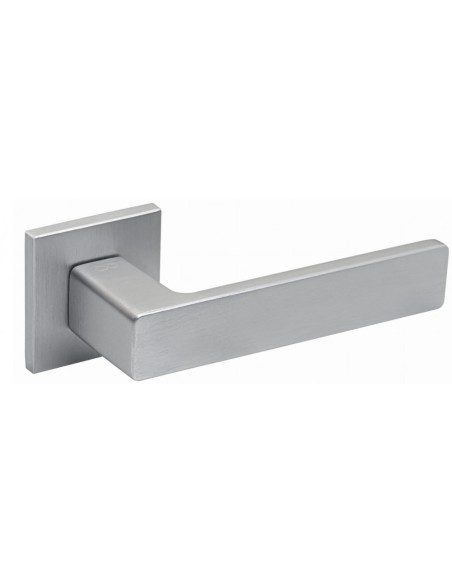 POIGNEE DE PORTE AVEC ROSACE WC YORK CHROME SATINE| mano.tn | Tunisie