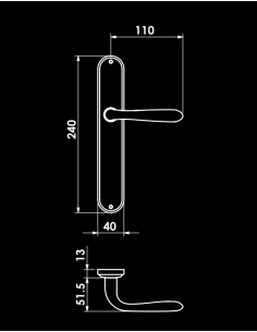 RIVE BLOC SICURO BELLE BRONZE ANTIQUE WC| mano.tn | Tunisie 2