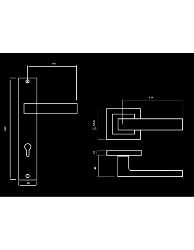RIVE BLOC SICURO YORK CHROME PETIT TROU| mano.tn | Tunisie