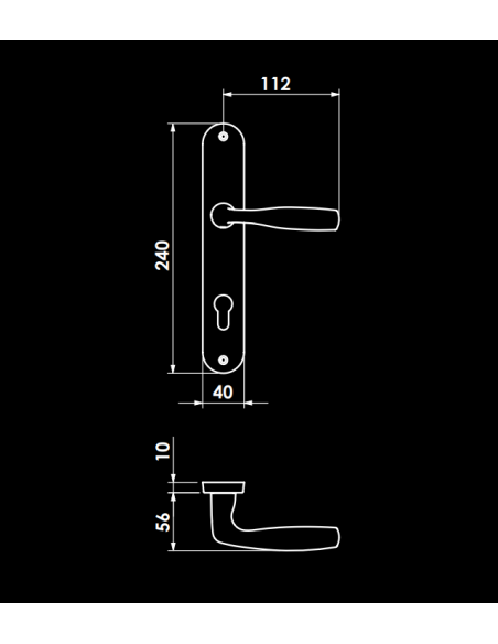 RIVE BLOC SICURO SHARK NICKEL SATINE WC| mano.tn | Tunisie