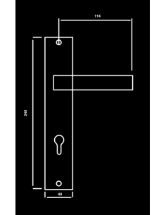 RIVE BLOC SICURO YORK NICKEL SATINE WC| mano.tn | Tunisie 2