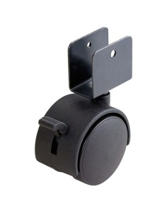 LOT DE 4 ROULETTES TWP 40 PLAQUE "U" 19 AVEC FREIN