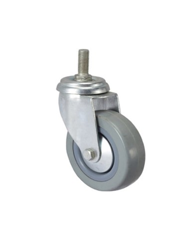 ROUE PIVOTANTEA TIGE T12 GRIS 1100-1