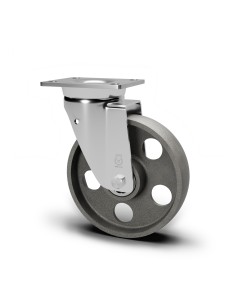 ROUE PIVOTANTE FONTE/LISS 100X30 AVO Série 114
