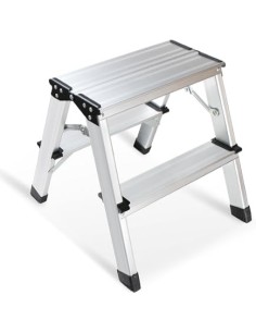 ESCABEAU ALUMINIUM DOUBLE DOMESTIQUE 2 MARCHES LITAN Mano.tn Tunisie