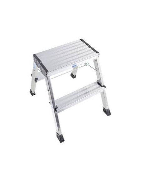 ESCABEAU ALUMINIUM DOUBLE DOMESTIQUE 2 MARCHES LITAN Mano.tn Tunisie