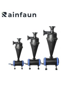 FILTRE SÉPARATEUR DE SABLE D'HYDROCYCLONE D'IRRIGATION EN PLASTIQUE 4"