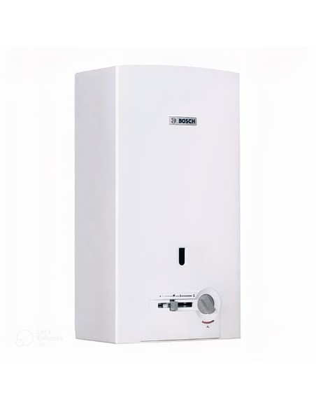 Chauffe Bain BOSCH 11 Litres Gaz Naturel Avec Piles - Blanc Mano.tn Tunisie