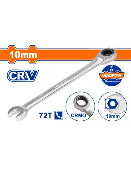 CLÉ MIXTE A CLIQUET 10 CR-V WSA5110 WADFOW| mano.tn | Tunisie