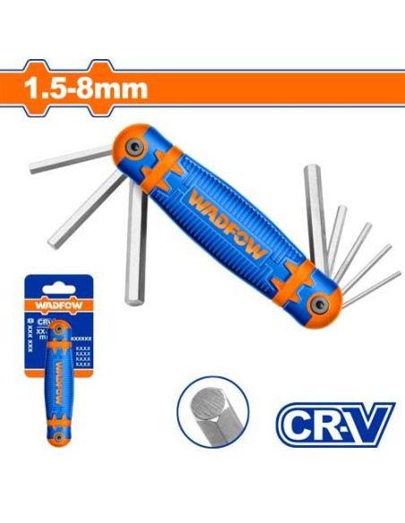 JEU 8 CLE PIPE MALE PLIANTE WHK1281 WADFOW| mano.tn | Tunisie