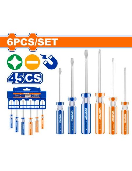 JEU 6 TOURNEVIS CS WSS3206 WADFOW| mano.tn | Tunisie