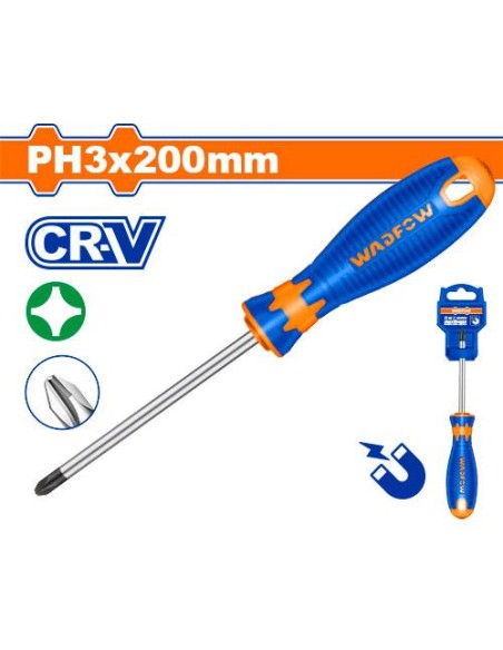 TOURNEVIS PH3X200 CR-V WSD2238 WADFOW| mano.tn | Tunisie