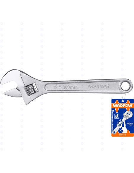 CLE A MOLETTE CHROME 12" WAW1112 WADFOW| mano.tn | Tunisie