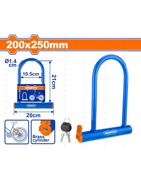 ANTIVOL VELO 200X250 WBK6125 WADFOW| mano.tn | Tunisie