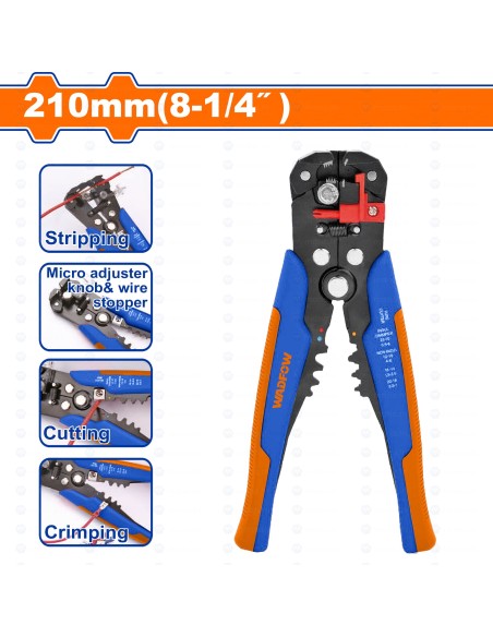 PINCE A DENUDER AUTO 210MM WBQ4601 WADFOW| mano.tn | Tunisie