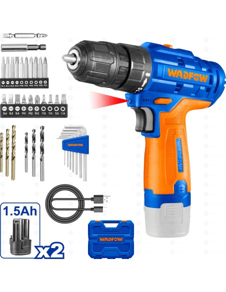 VISSEUSE 12V 2BATT + 32 ACC WCDS525 WADFOW| mano.tn | Tunisie