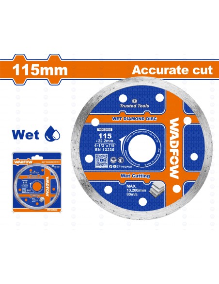 DISQUE DIAMANT CONTINU 115 WDC2K02 WADFOW| mano.tn | Tunisie