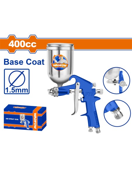 PISTOLET PEINTURE 1.5 400CC G/H WGA1540 WADFOW| mano.tn | Tunisie