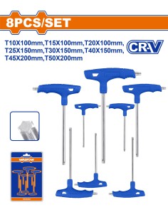 8 Pcs T-handle torx wrench set| mano.tn | Tunisie